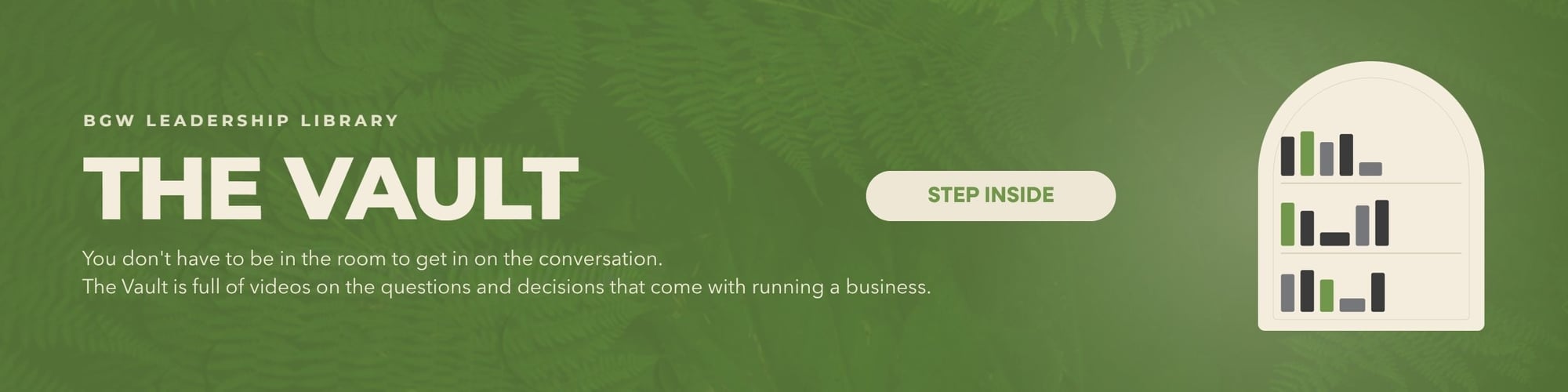 The Vault Website Banner