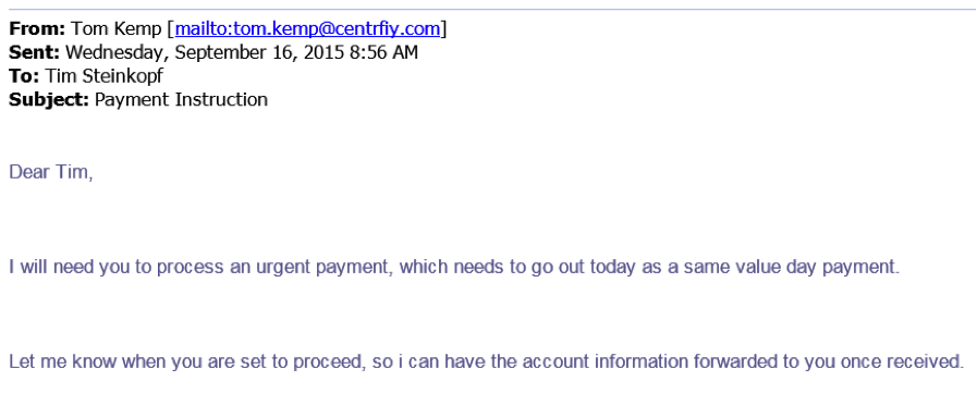 Beware of This Email: The boss email scam that could cost your company thousands.